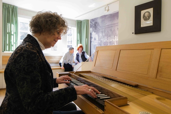 Clavichord in der Ausstellung zu Carl Phillip Emanuel Bach, Foto: Ulrich Perrey