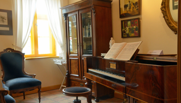 Brahmshaus Heide, Musizierzimmer, Foto: Guballa