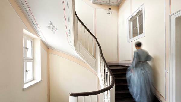 Treppenhaus mit Clara, Foto: Matthias Knoch
