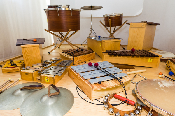 Instrumente des Orff'schen Schulwerkes, Foto Anja Bach