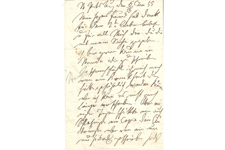 Brief von Henselt an Franz Liszt (06.01.1855)